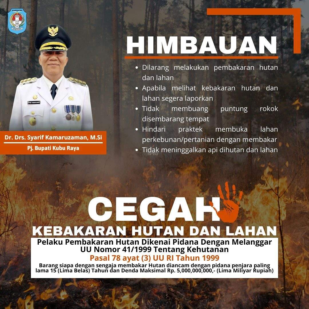 HIMBAUAN CEGAH KEBAKAN HUTAN DAN LAHAN