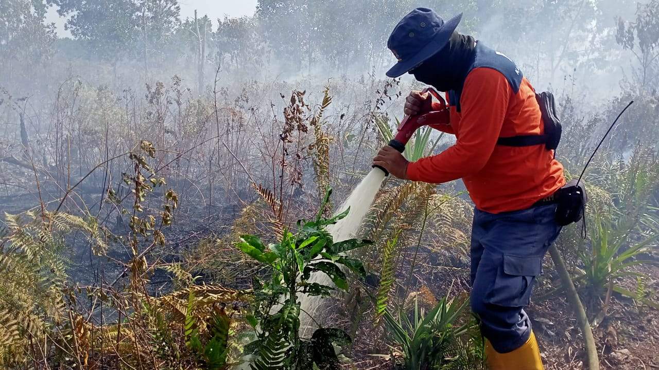 Penanganan Karhutla Desa Kuala Dua tahun 2025